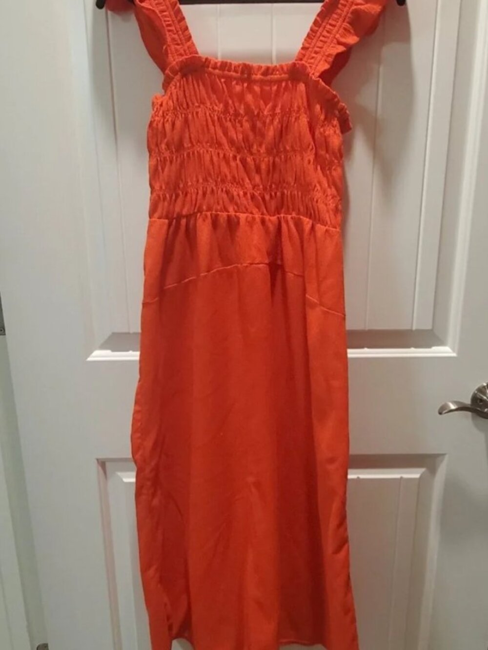 Dress: Orange Dress
